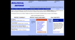 Desktop Screenshot of biological-defense.com